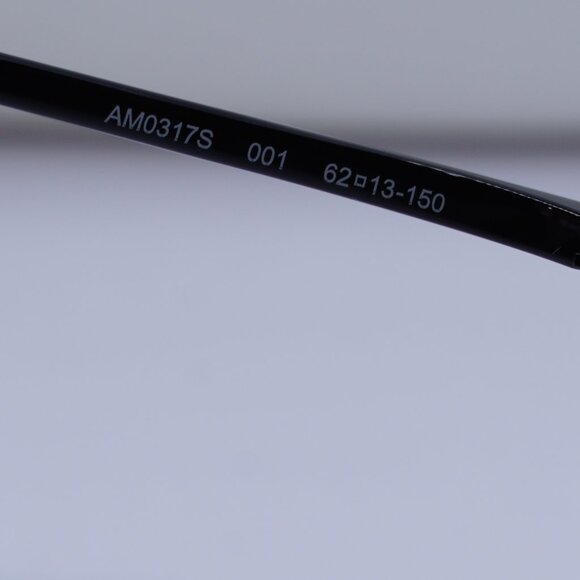 Alexander McQueen AM0317S 001 Geometric Sunglasses – Black/Grey - Picture 7 of 11